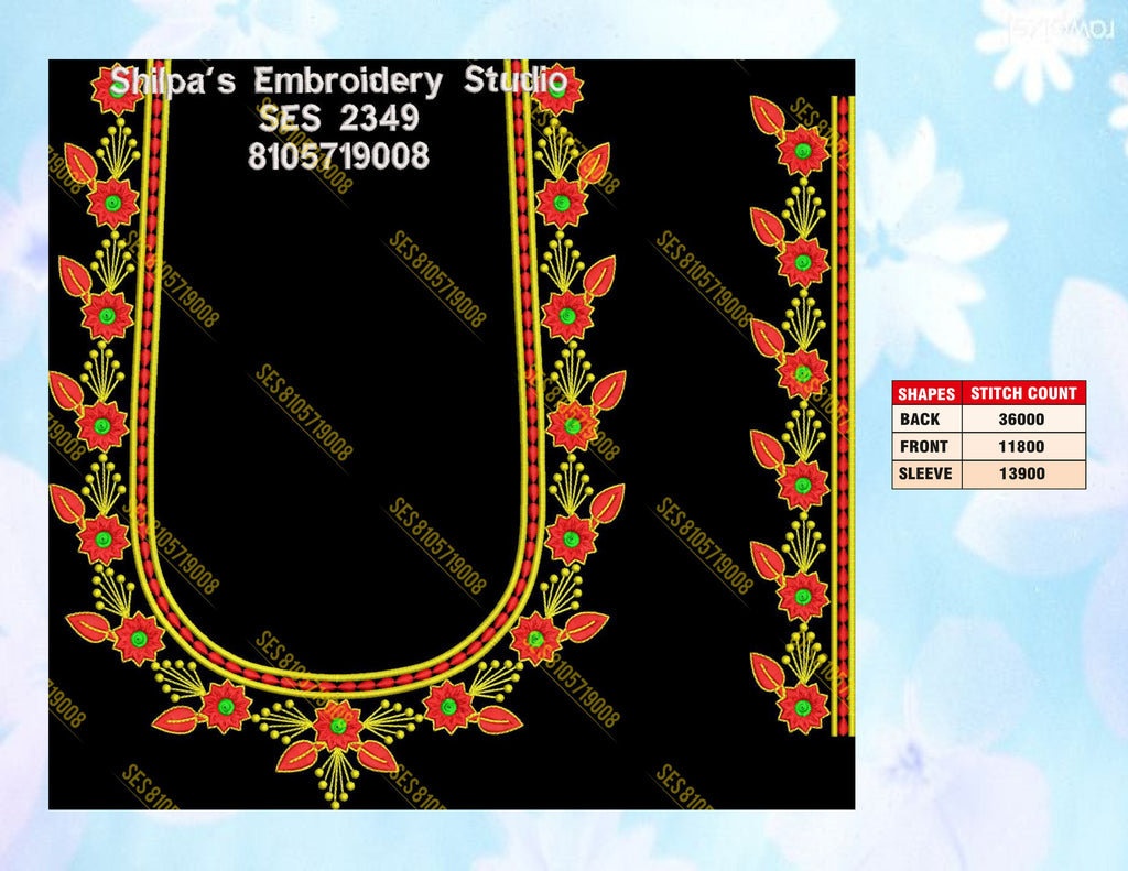 Embroidery Designs 2301-2400 Series
