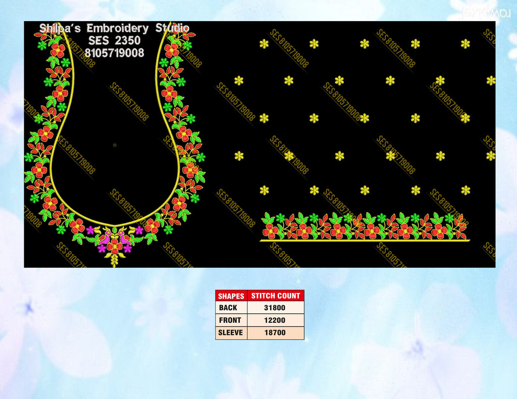 Embroidery Designs 2301-2400 Series