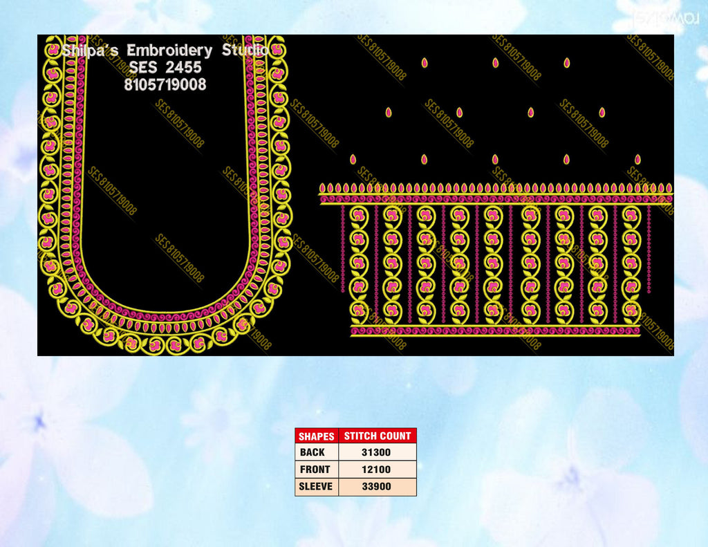 Embroidery Designs 2301-2400 Series