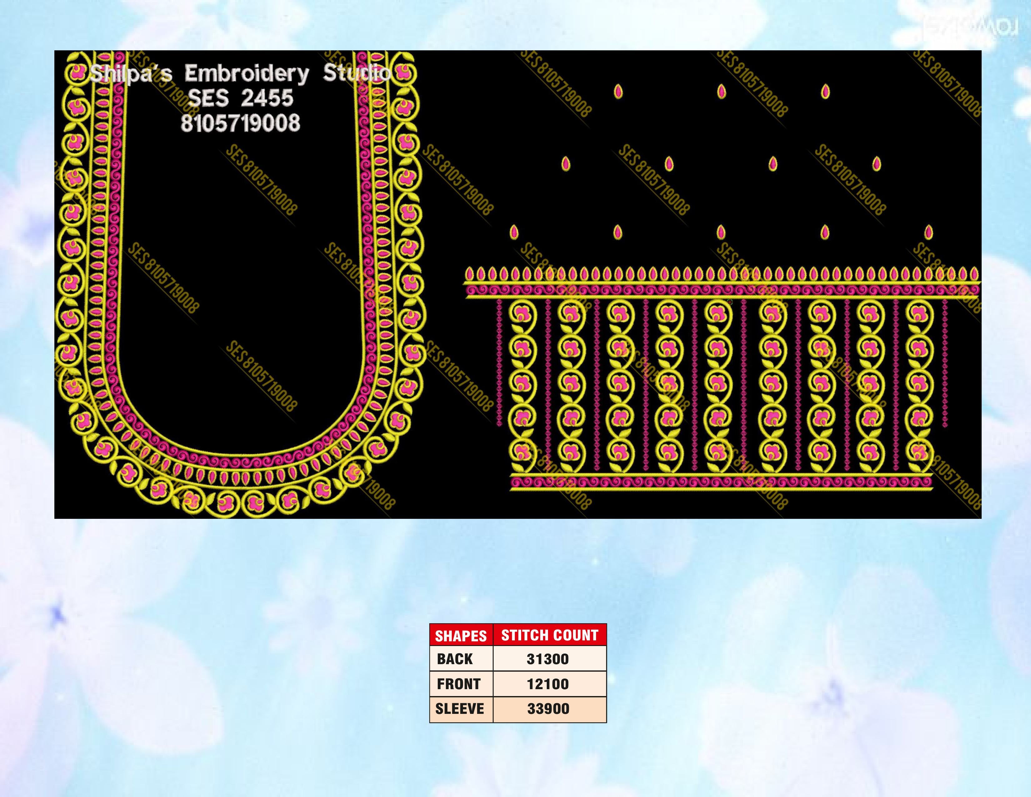 Embroidery Designs 2301-2400 Series