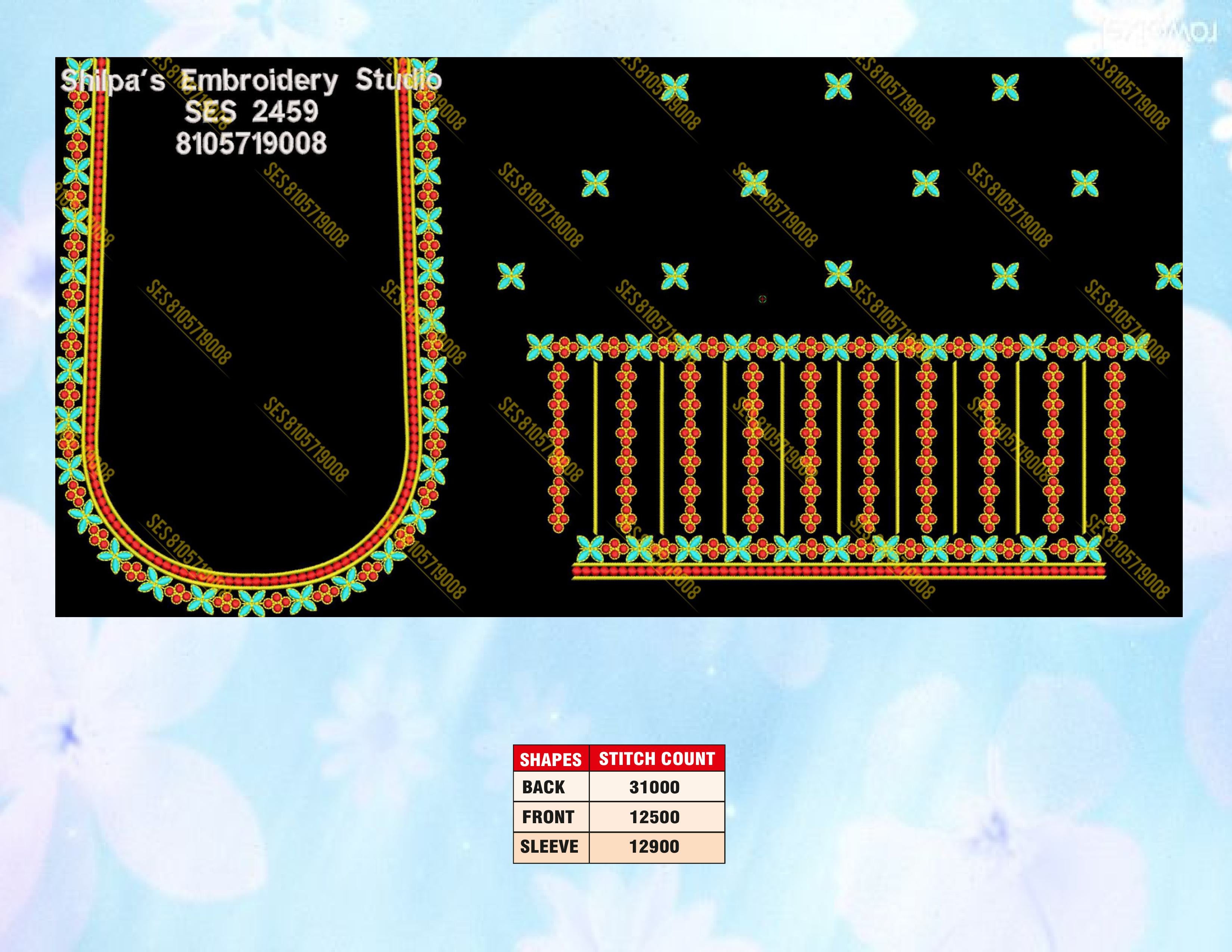 Embroidery Designs 2301-2400 Series
