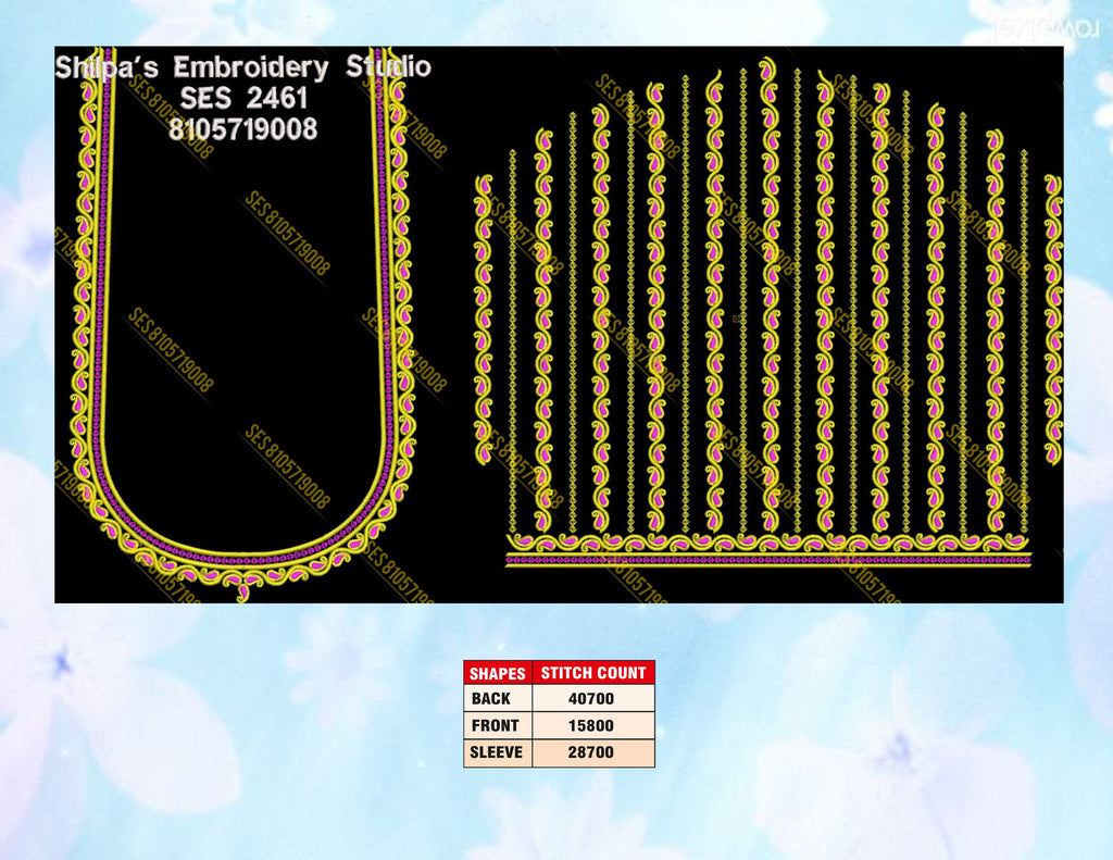 Embroidery Designs 2301-2400 Series