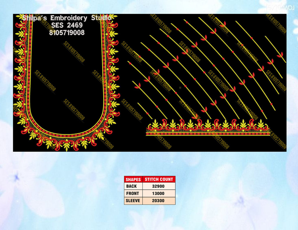 Embroidery Designs 2301-2400 Series