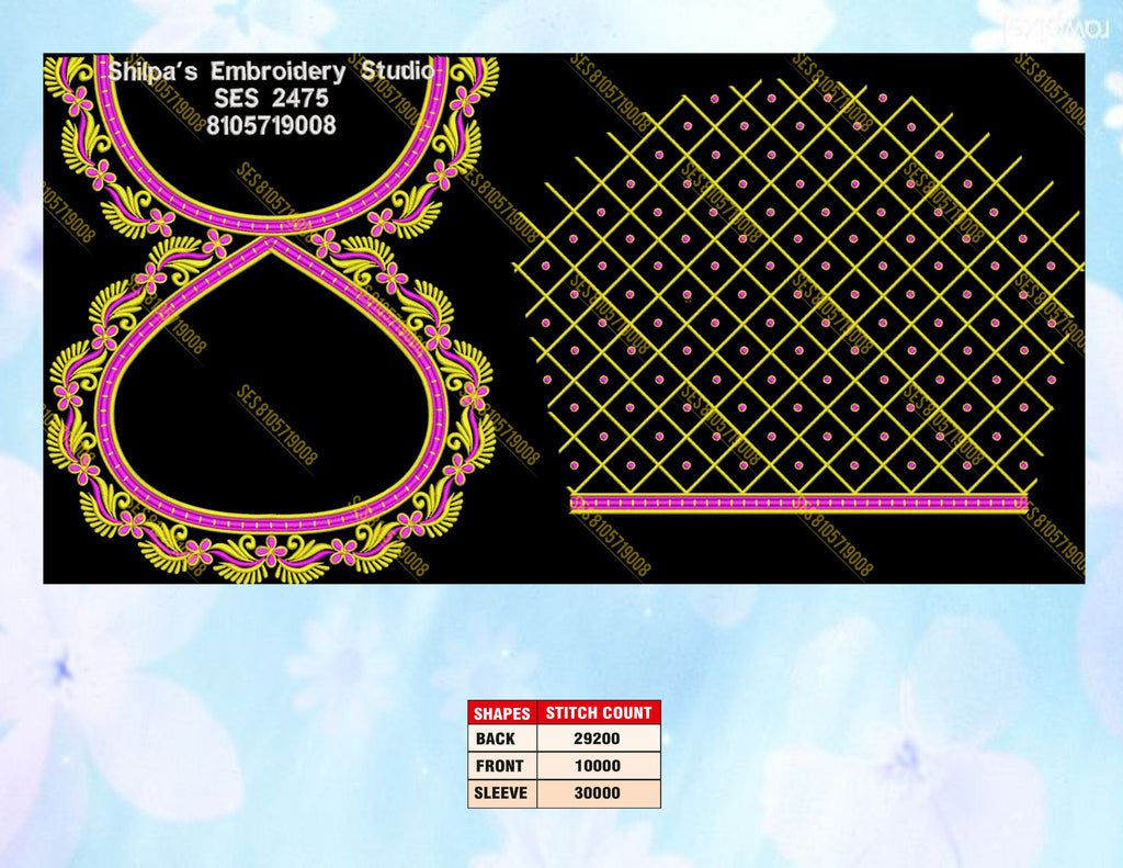 Embroidery Designs 2301-2400 Series