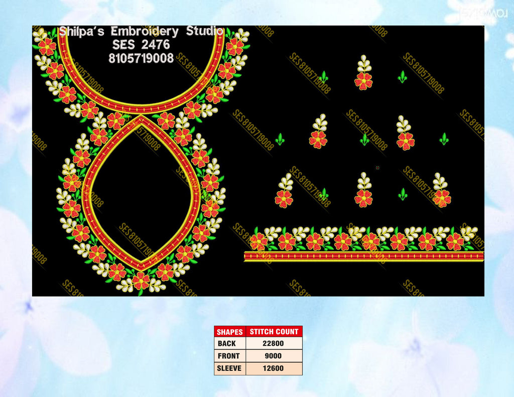 Embroidery Designs 2301-2400 Series