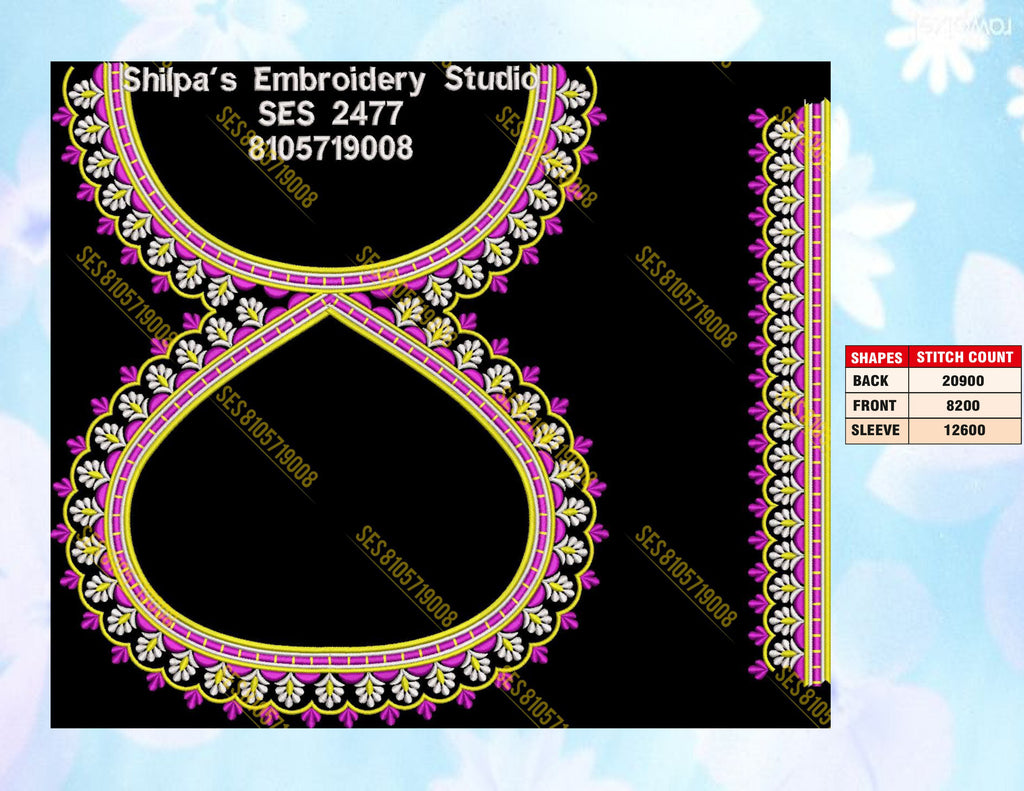 Embroidery Designs 2301-2400 Series