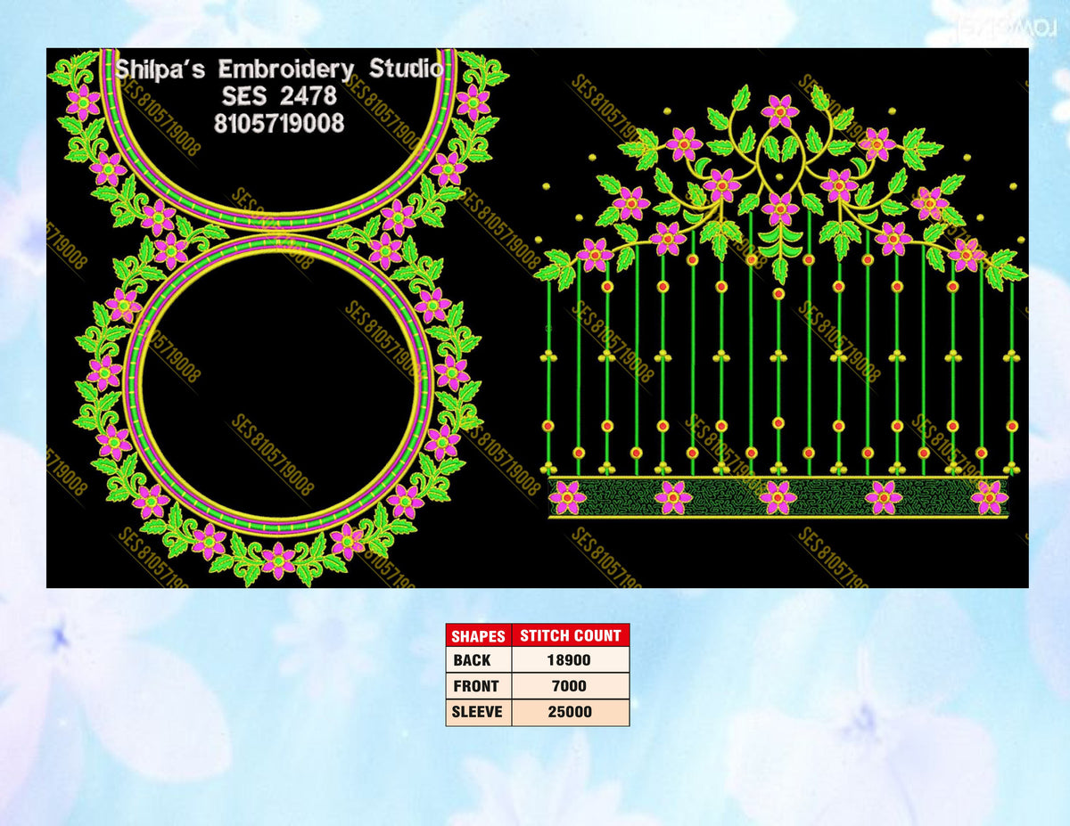 Embroidery Designs 2301-2400 Series