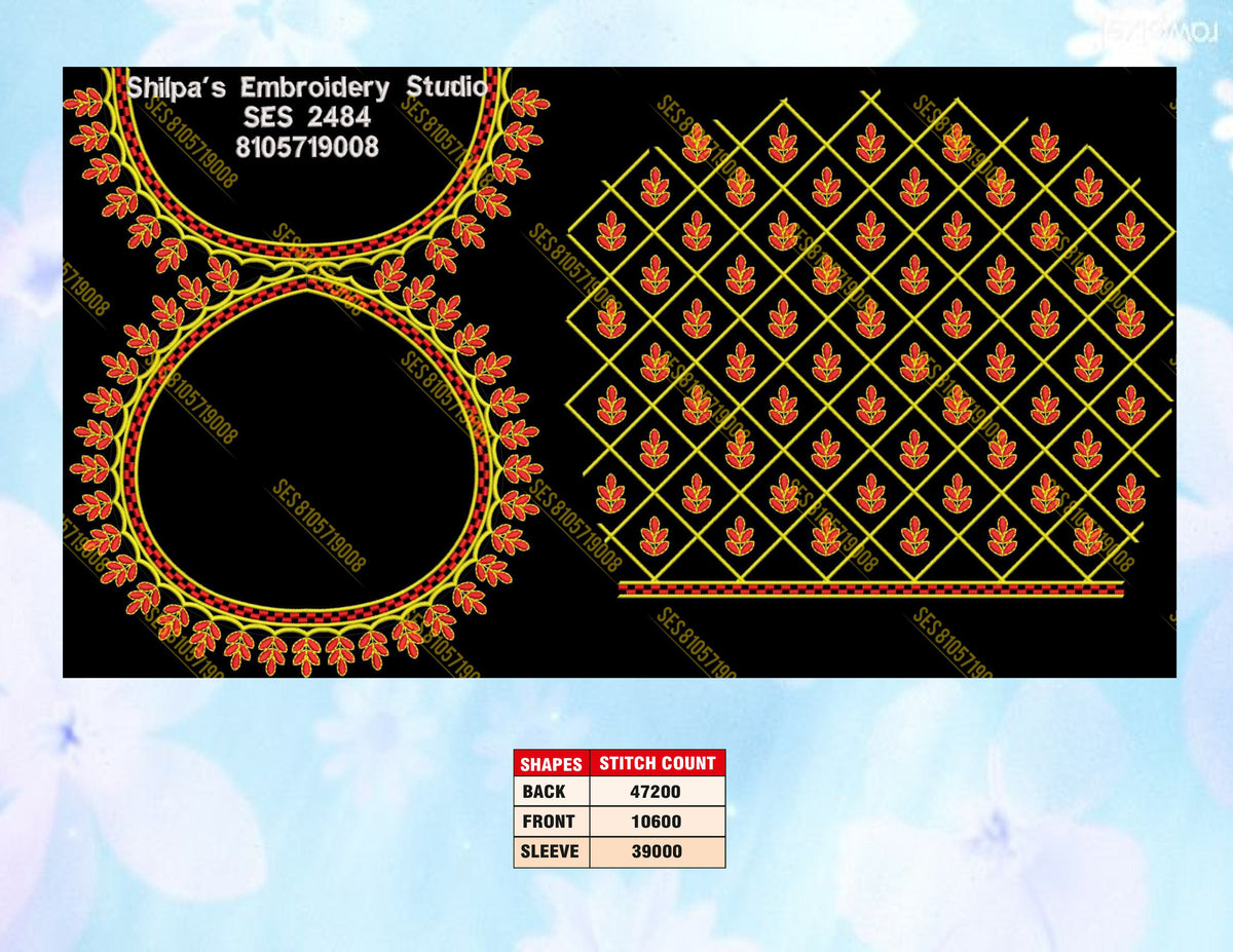 Embroidery Designs 2301-2400 Series