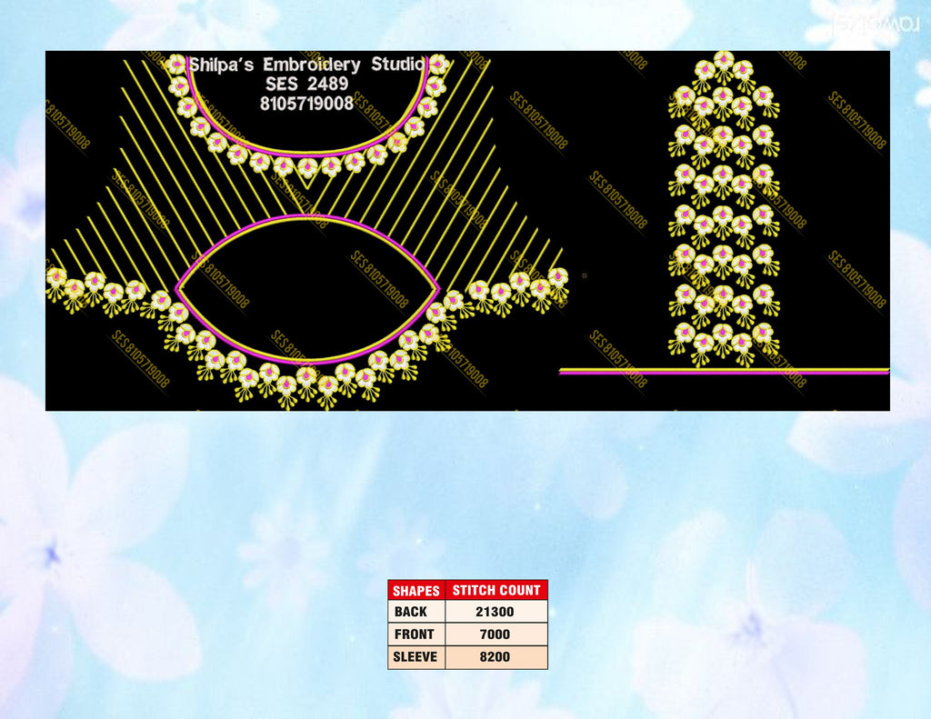 Embroidery Designs 2301-2400 Series