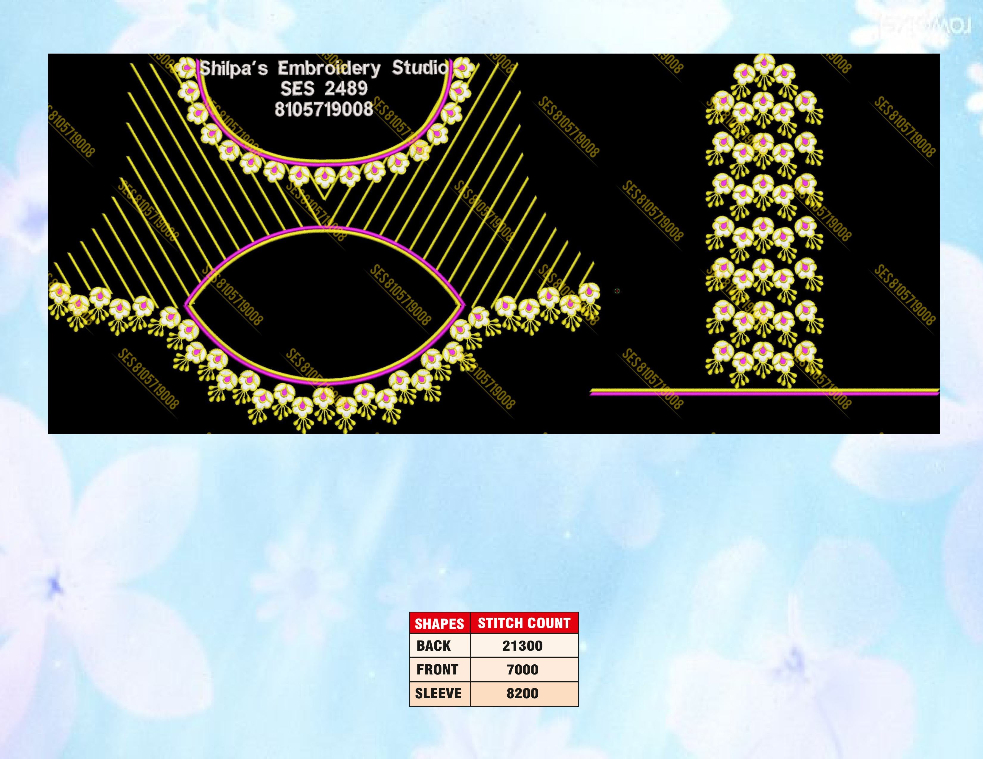 Embroidery Designs 2301-2400 Series