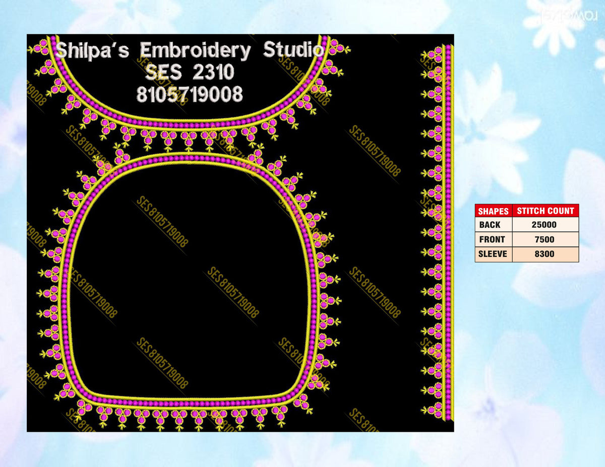 Embroidery Designs 2301-2400 Series