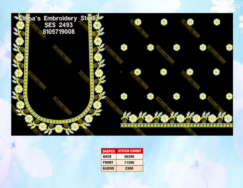 Embroidery Designs 2301-2400 Series