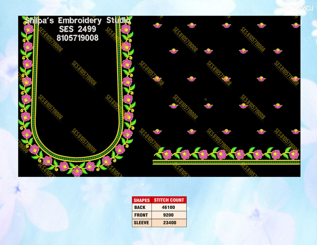 Embroidery Designs 2301-2400 Series