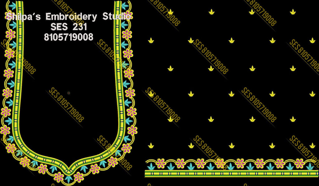 Embroidery Designs 201-300 Series