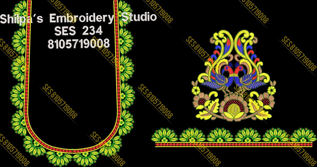Embroidery Designs 201-300 Series