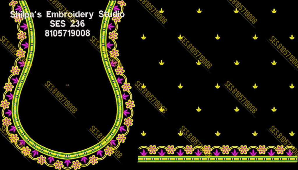 Embroidery Designs 201-300 Series