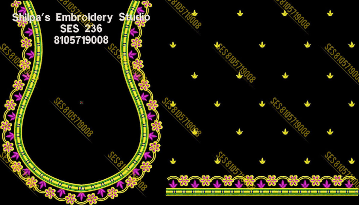 Embroidery Designs 201-300 Series