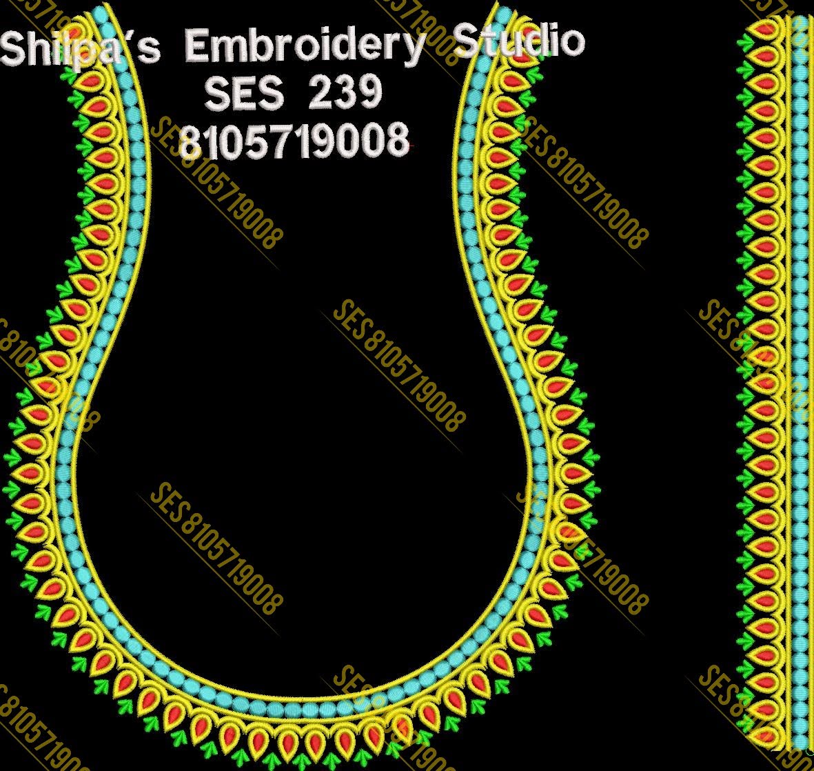 Embroidery Designs 201-300 Series