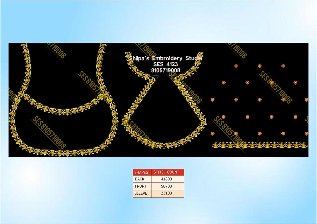 Embroidery Designs 4101-4200 Series