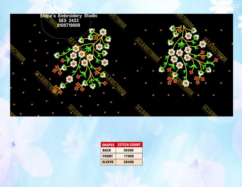 Embroidery Designs 2401-2500 Series