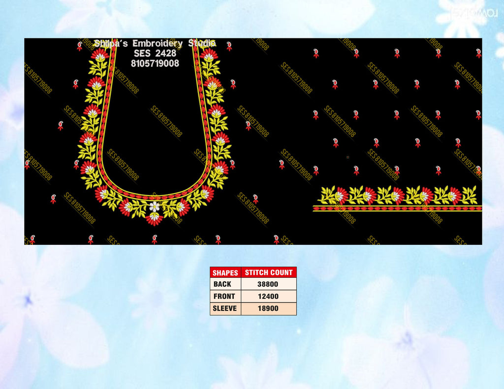 Embroidery Designs 2401-2500 Series