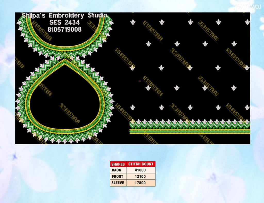 Embroidery Designs 2401-2500 Series