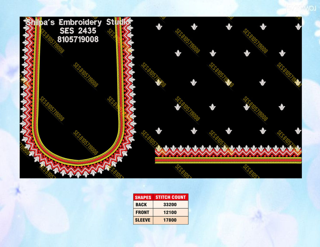 Embroidery Designs 2401-2500 Series