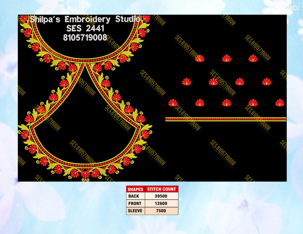 Embroidery Designs 2401-2500 Series