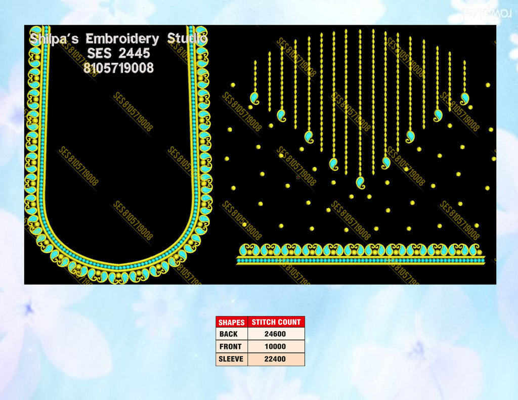 Embroidery Designs 2401-2500 Series