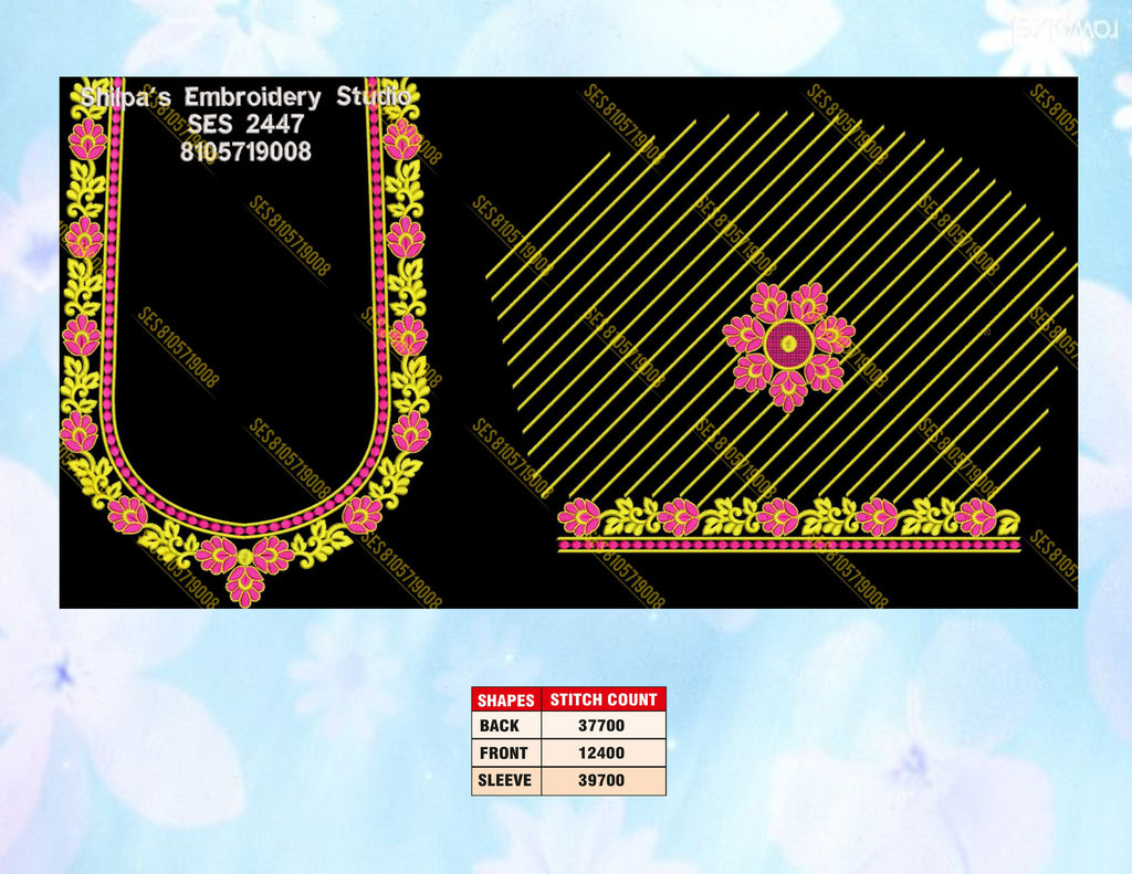 Embroidery Designs 2401-2500 Series