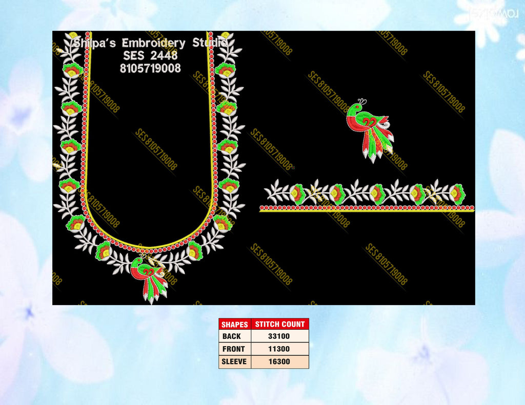 Embroidery Designs 2401-2500 Series