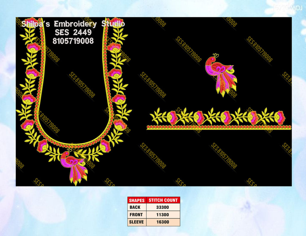 Embroidery Designs 2401-2500 Series