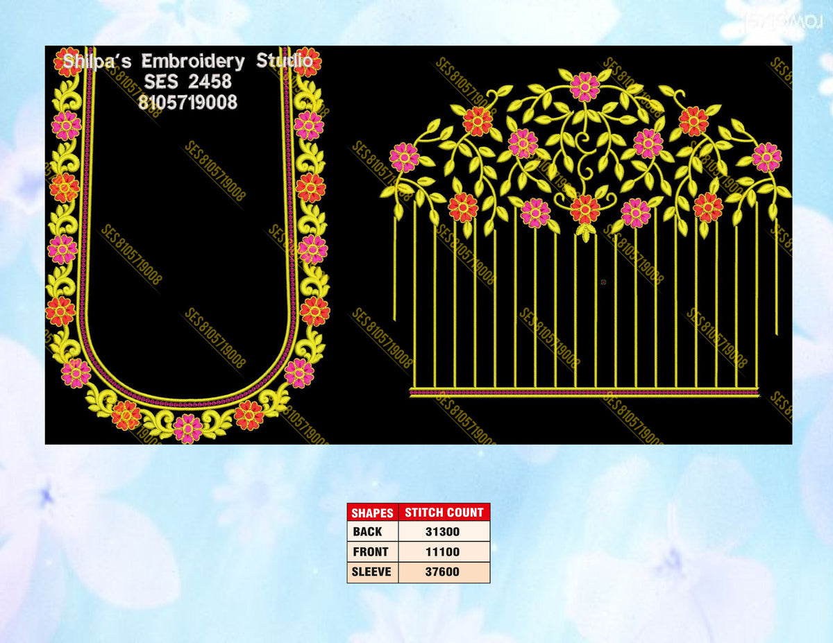 Embroidery Designs 2401-2500 Series