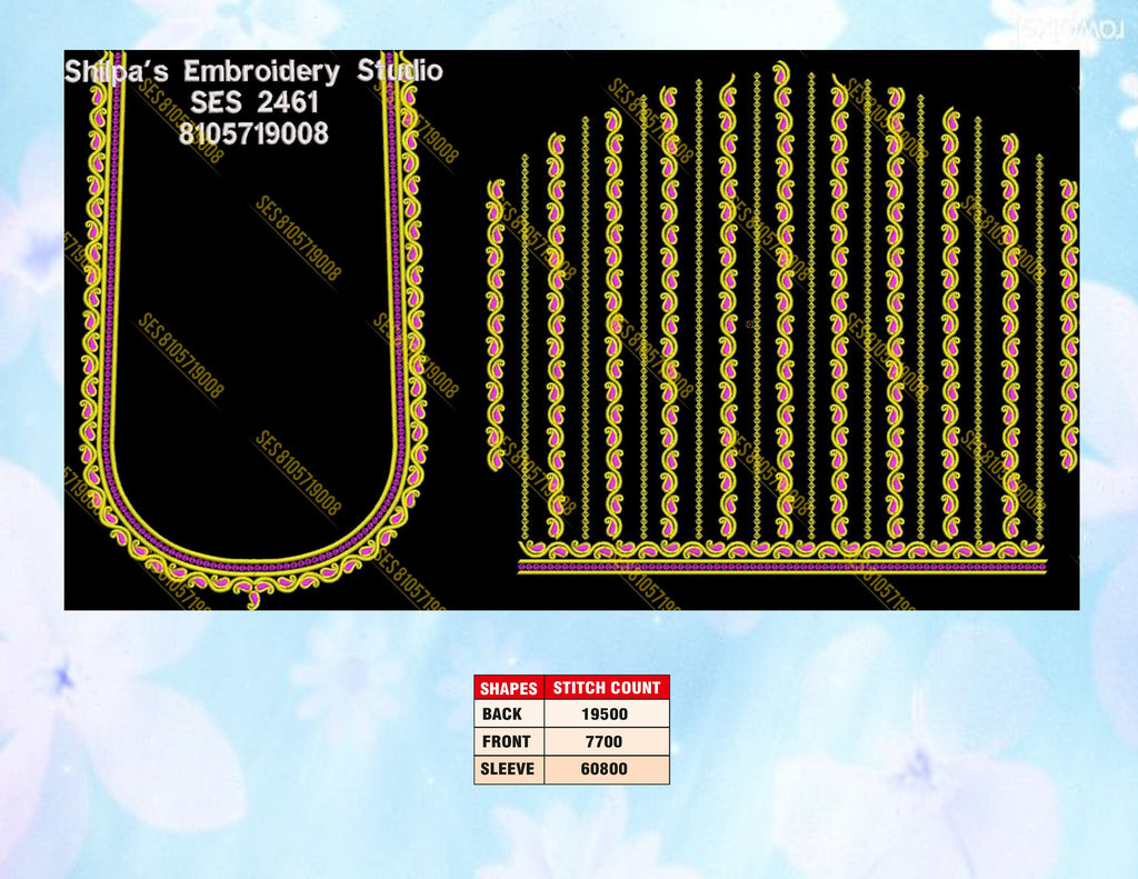 Embroidery Designs 2401-2500 Series