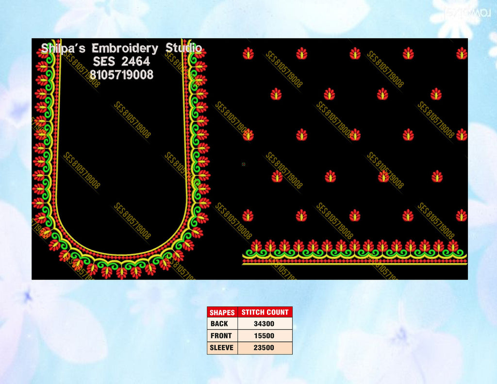 Embroidery Designs 2401-2500 Series