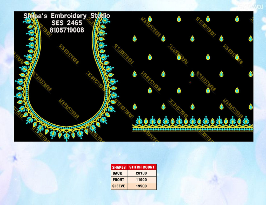 Embroidery Designs 2401-2500 Series