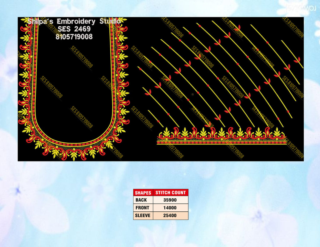Embroidery Designs 2401-2500 Series