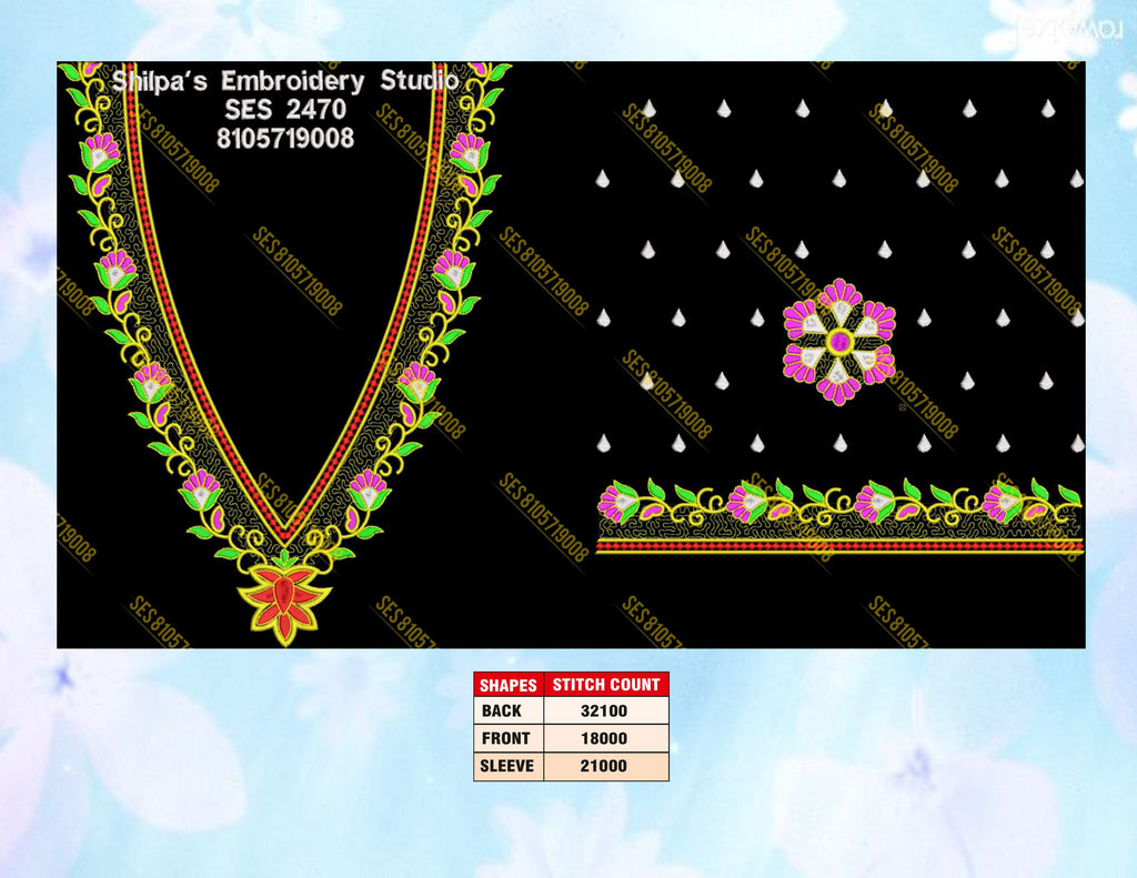 Embroidery Designs 2401-2500 Series