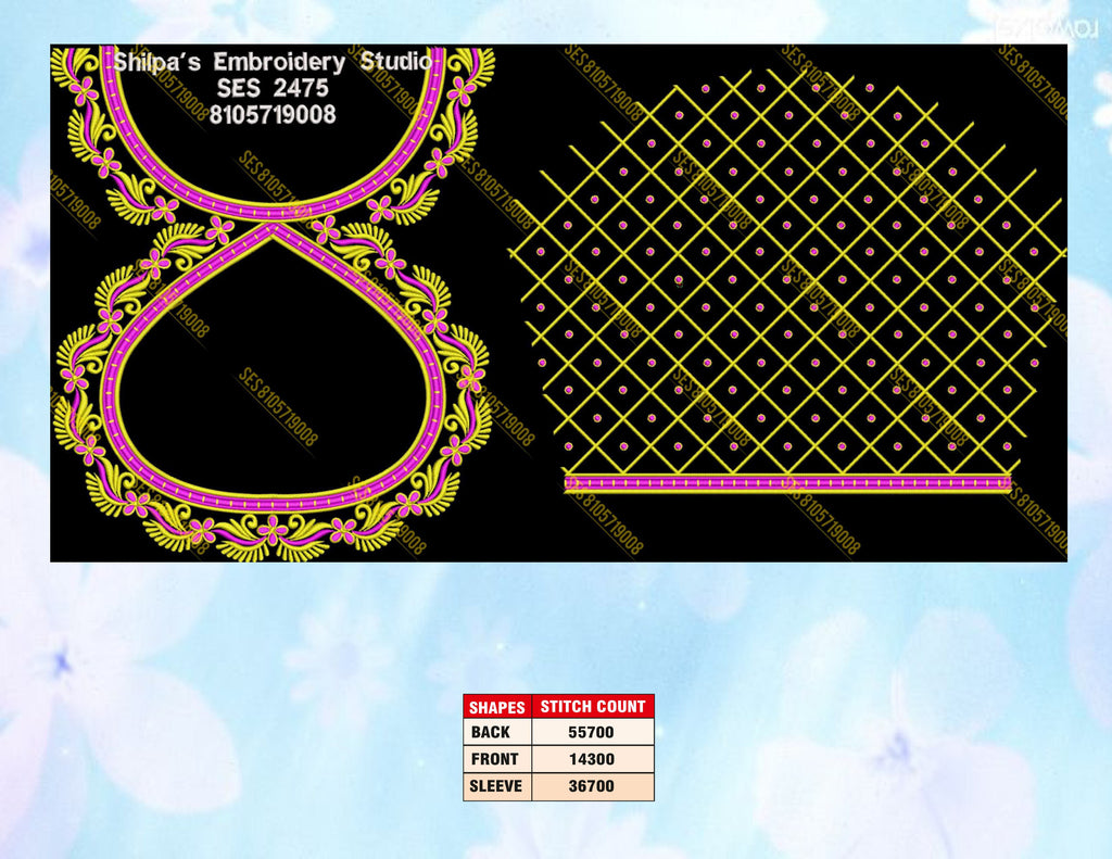 Embroidery Designs 2401-2500 Series