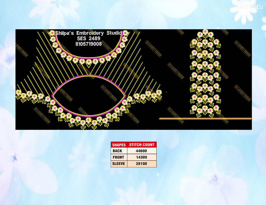 Embroidery Designs 2401-2500 Series