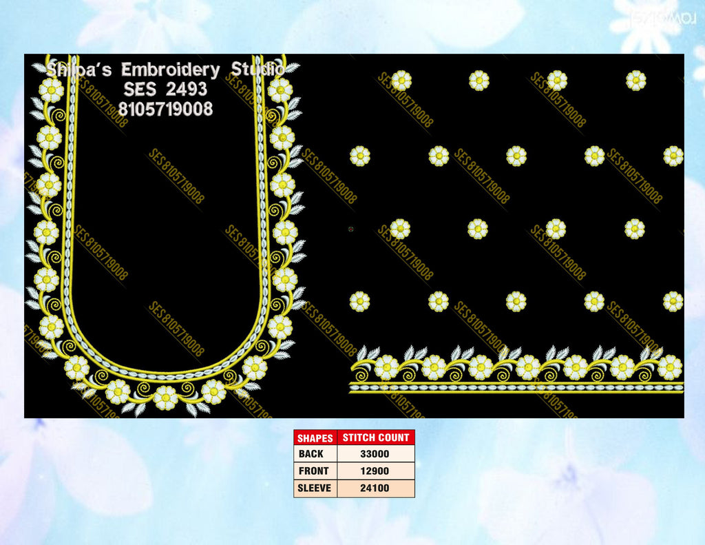Embroidery Designs 2401-2500 Series