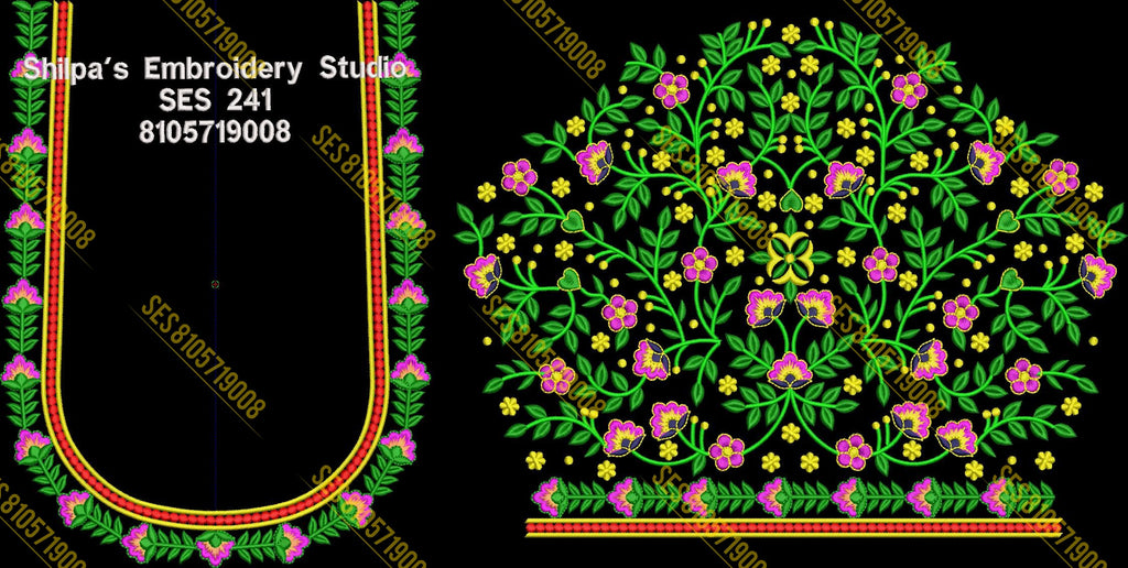 Embroidery Designs 201-300 Series
