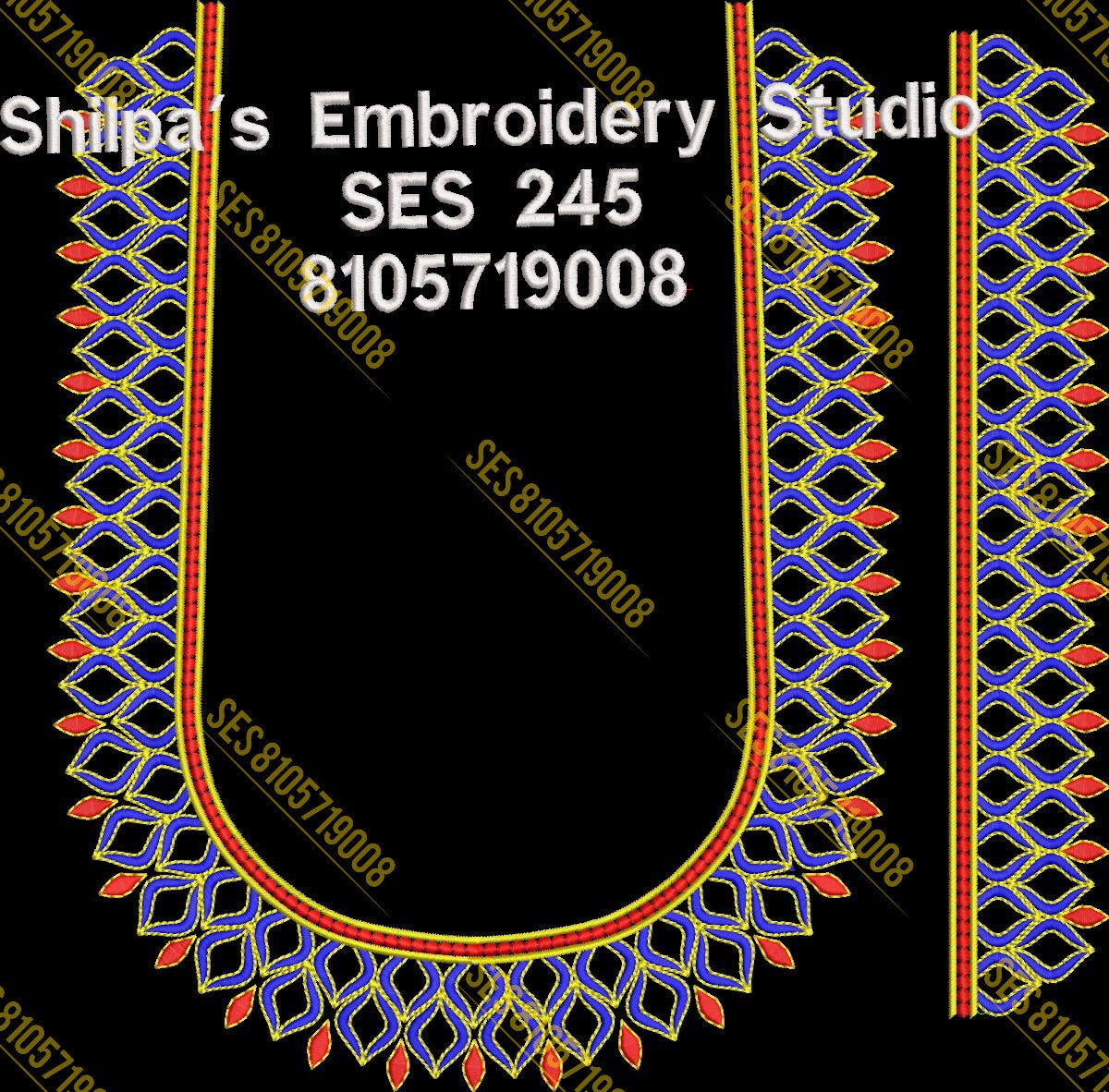 Embroidery Designs 201-300 Series