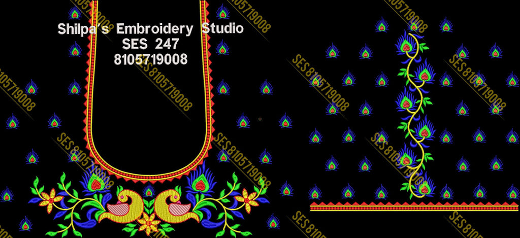 Embroidery Designs 201-300 Series