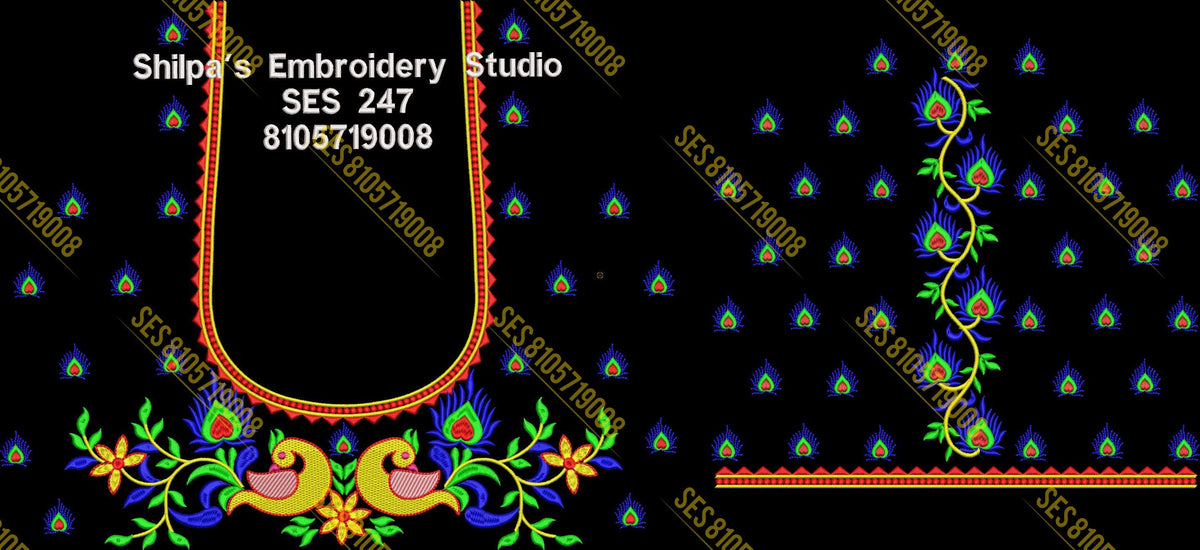 Embroidery Designs 201-300 Series