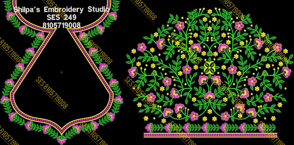 Embroidery Designs 201-300 Series