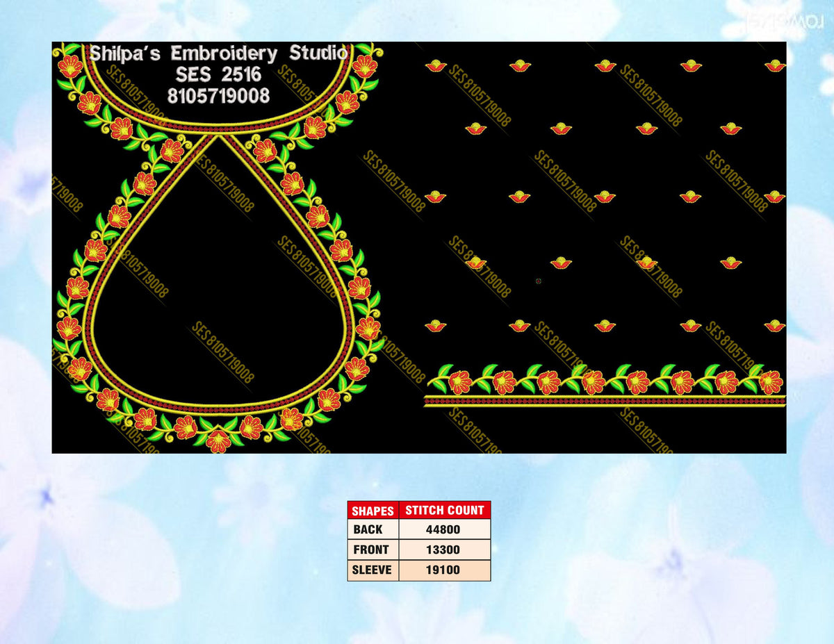 Embroidery Designs 2501-2600 Series