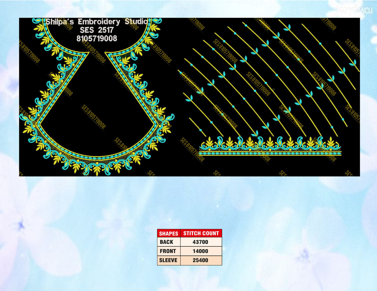 Embroidery Designs 2501-2600 Series
