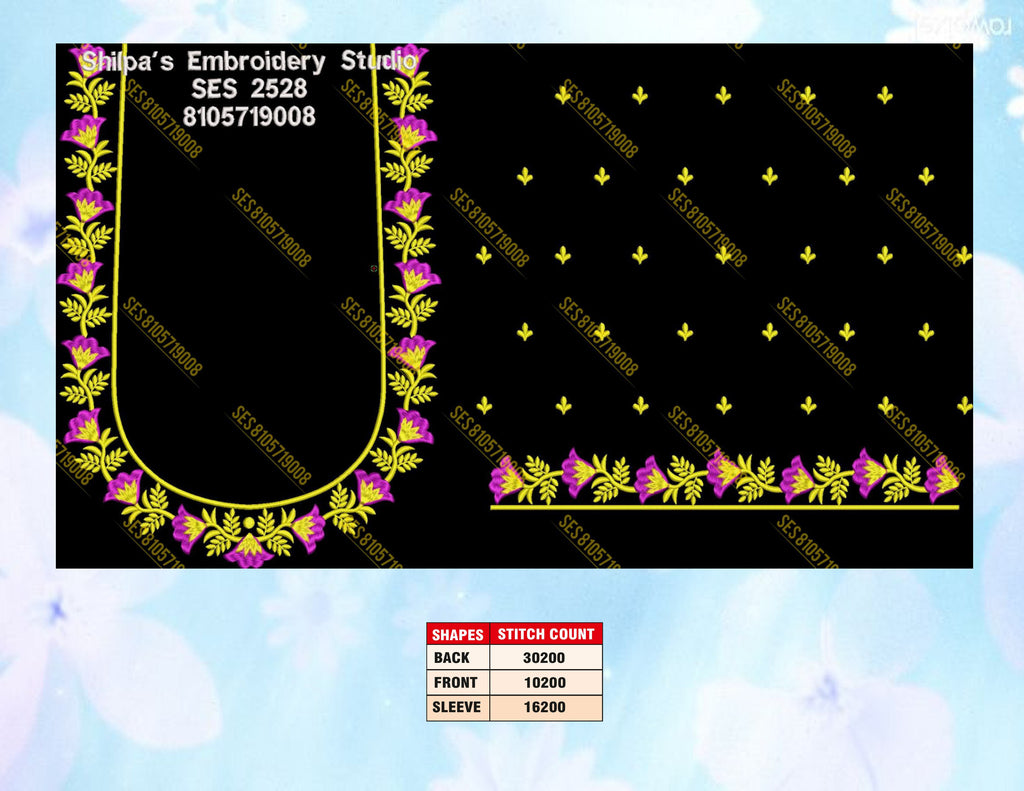 Embroidery Designs 2501-2600 Series
