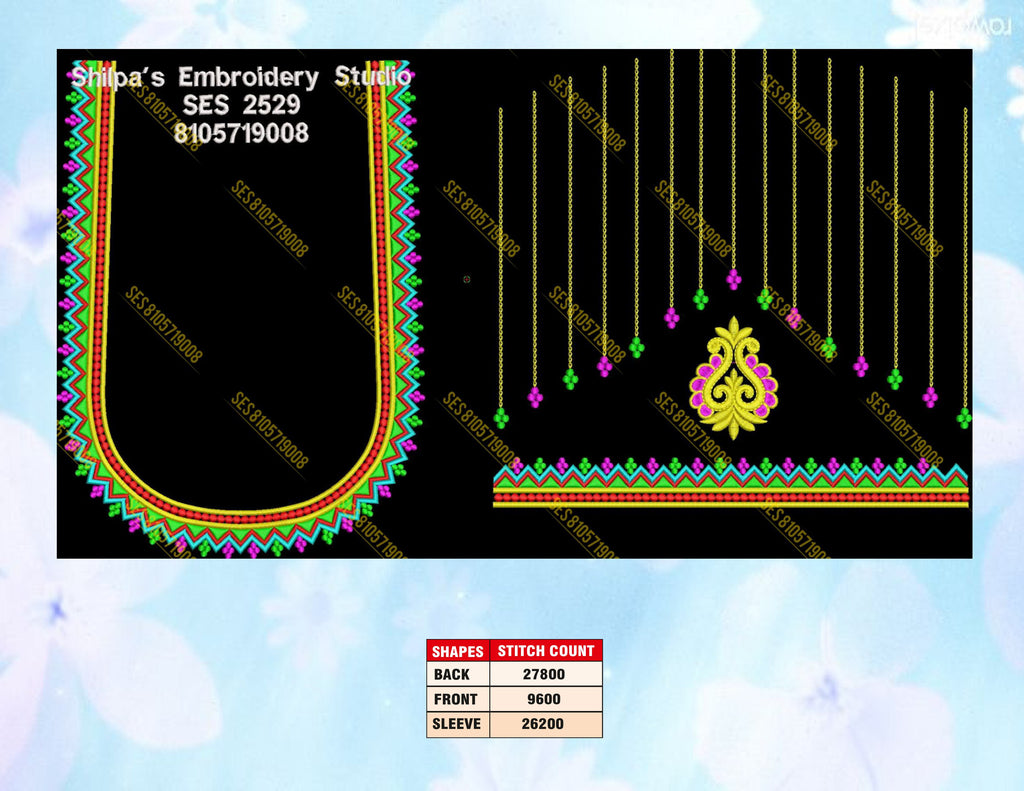 Embroidery Designs 2501-2600 Series